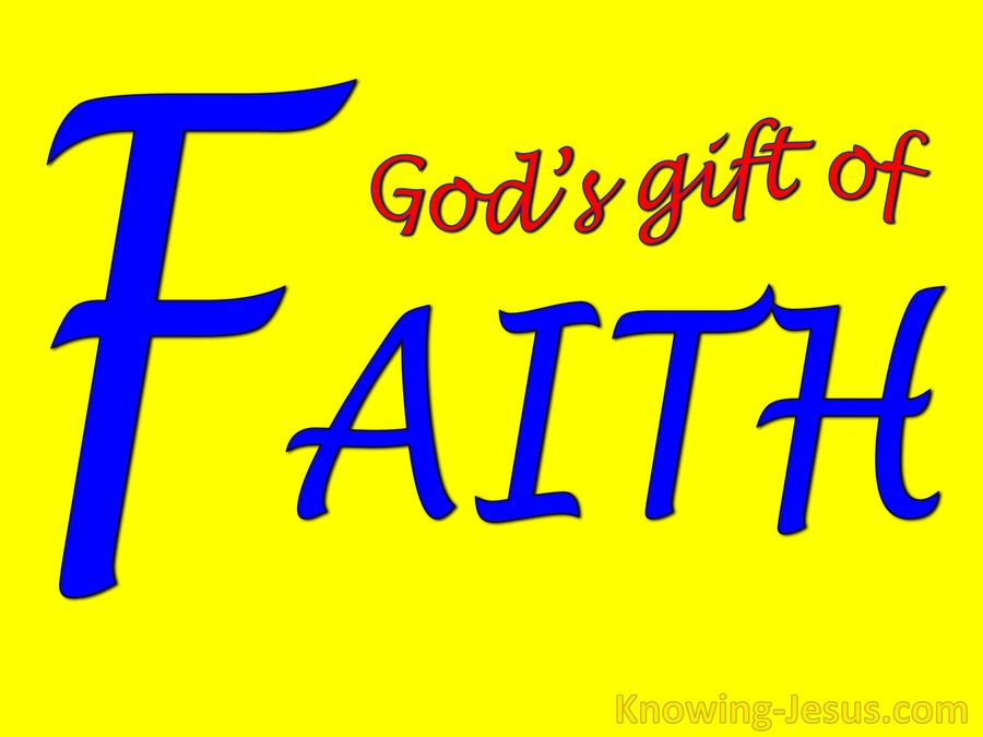 God's Gift Of Faith (devotional)06-05 (yellow)